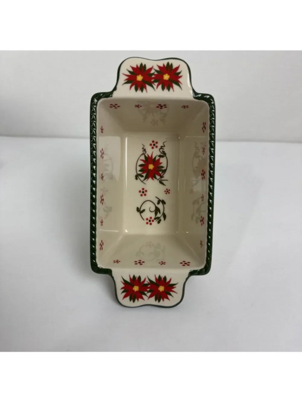 Temptations Red Cardinal Winter Whimsy 12 oz Loaf Pan NEW Christmas holiday bb